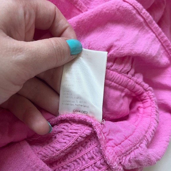 Free People Chloe Top Hot Pink XS - Picture 6 of 9